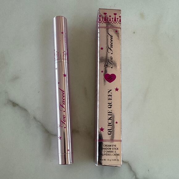 Too Faced Quickie Queen Cream Eye Shadow Stick 0.05 oz Chocolate Sprinkles - Picture 1 of 3